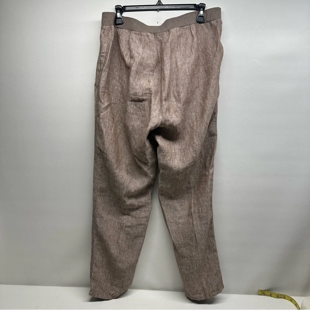 J.Jill women’s linen Brown Pants size M